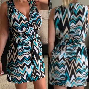 Multicolored Bebe dress